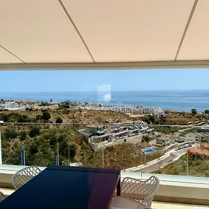 Heerlijk Penthouse, Dakterras Met Prachtig Zeezicht, Kingsize Bed, Zwembad, 700m Torre de Benagalbon